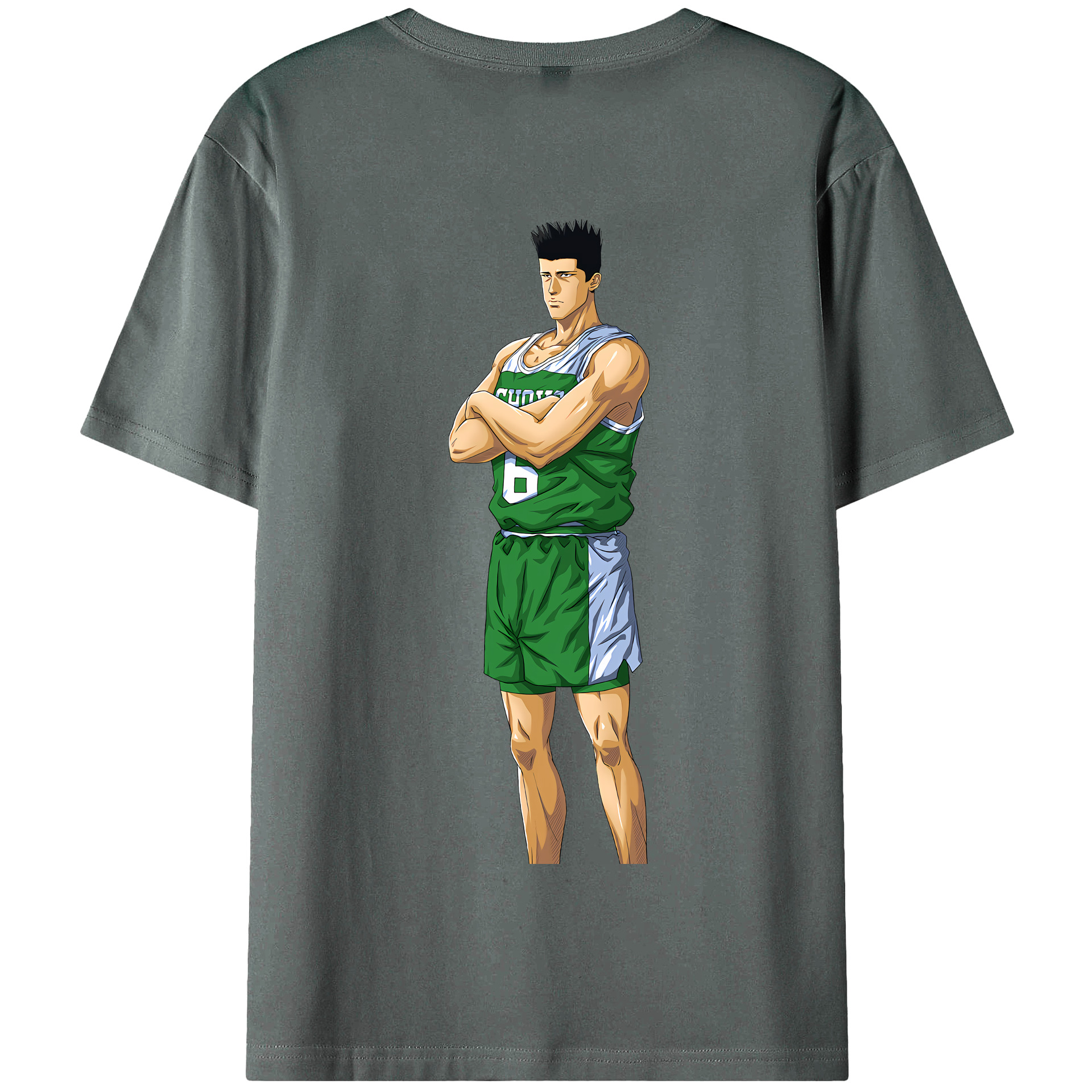 SLAM DUNK／スラムダンク 綿100％半袖Tシャツ（背面プリント）